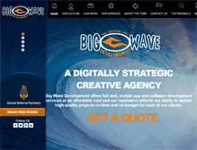 Tablet Screenshot of bigwavedevelopment.com